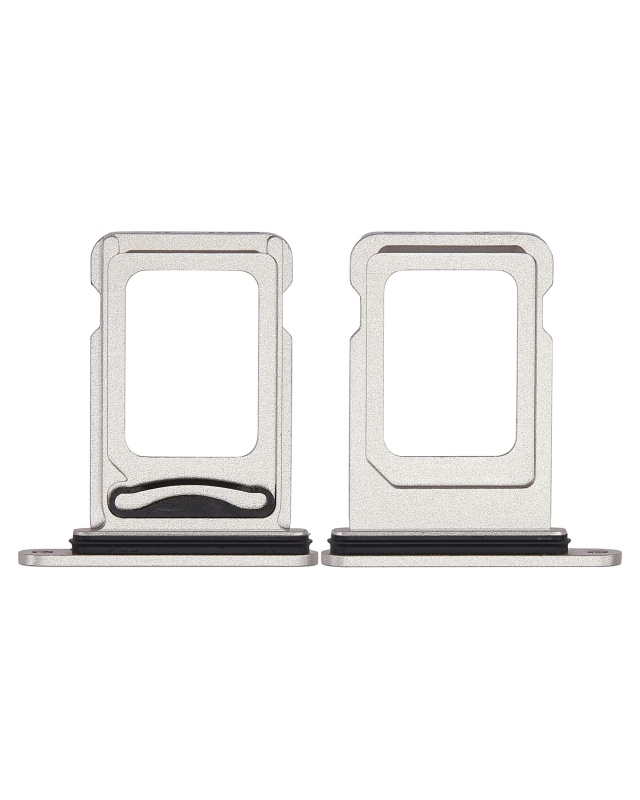 Dual Sim Card Tray Compatible For iPhone 14 / 14 Plus (Starlight)