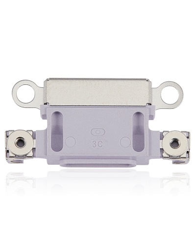 Charging Port Only Compatible For iPhone 14 / 14 Plus (Purple) (10 Pack)