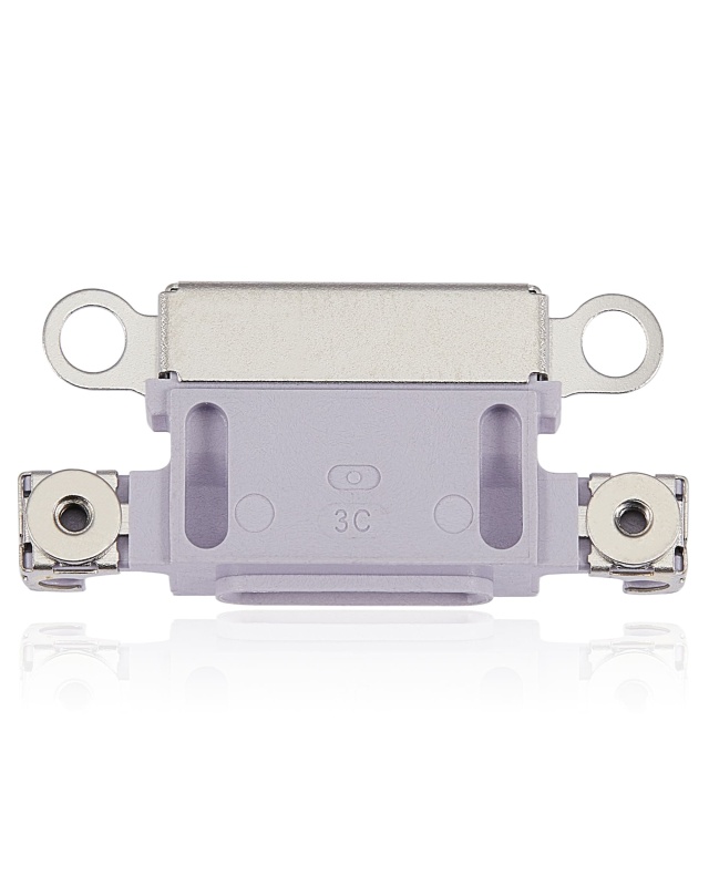 Charging Port Only Compatible For iPhone 14 / 14 Plus (Purple) (10 Pack)