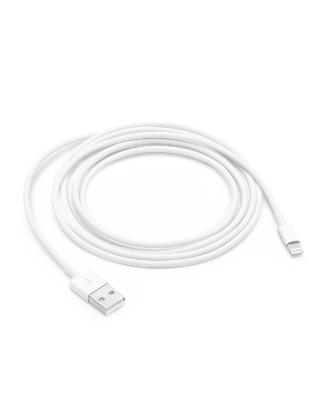 USB-A To Lightning Cable (3ft.) For iPhone / iPad / iPod (Used OEM Pull: Grade A) (Bulk Pack) (10 Pack)