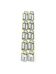 Motherboard Heat Shield Compatible For iPhone 8 (3 Piece Set) (10 Pack)