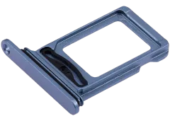 Dual Sim Card Tray Compatible For iPhone 14 / 14 Plus (Blue)