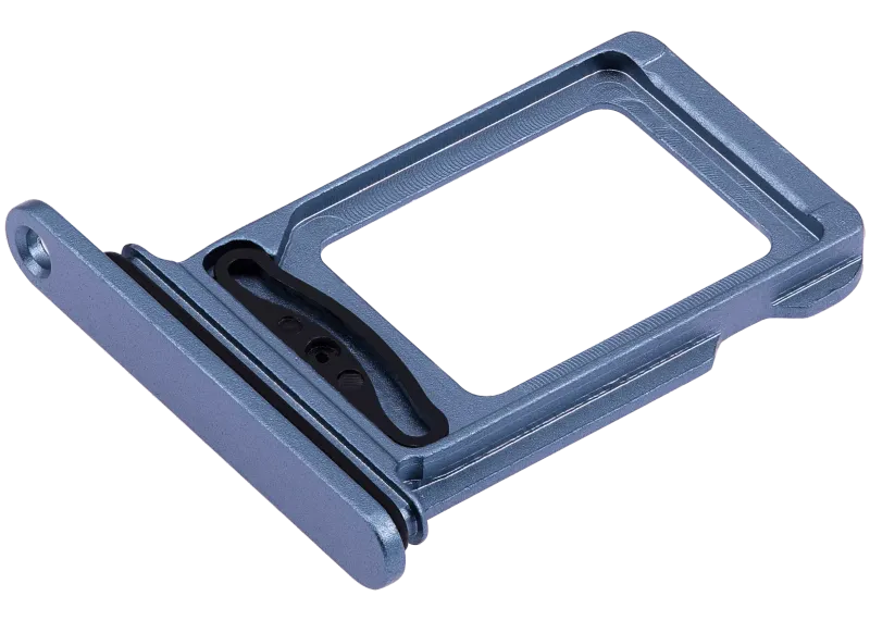 Dual Sim Card Tray Compatible For iPhone 14 / 14 Plus (Blue)