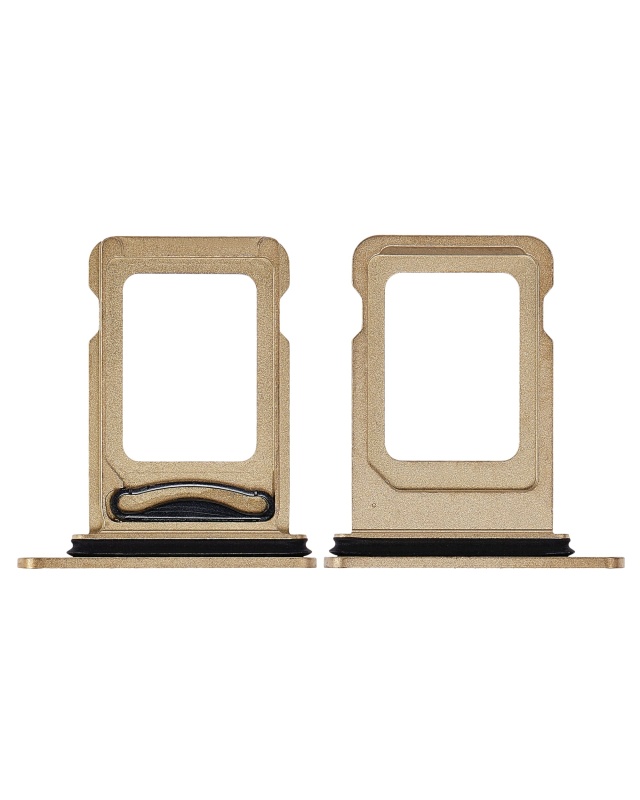 Dual Sim Card Tray Compatible For iPhone 14 Pro / 14 Pro Max (Gold)