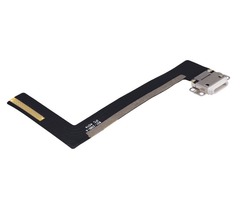 Charging Port Flex Cable Compatible For iPad Air 2 (Aftermarket Plus) (White)