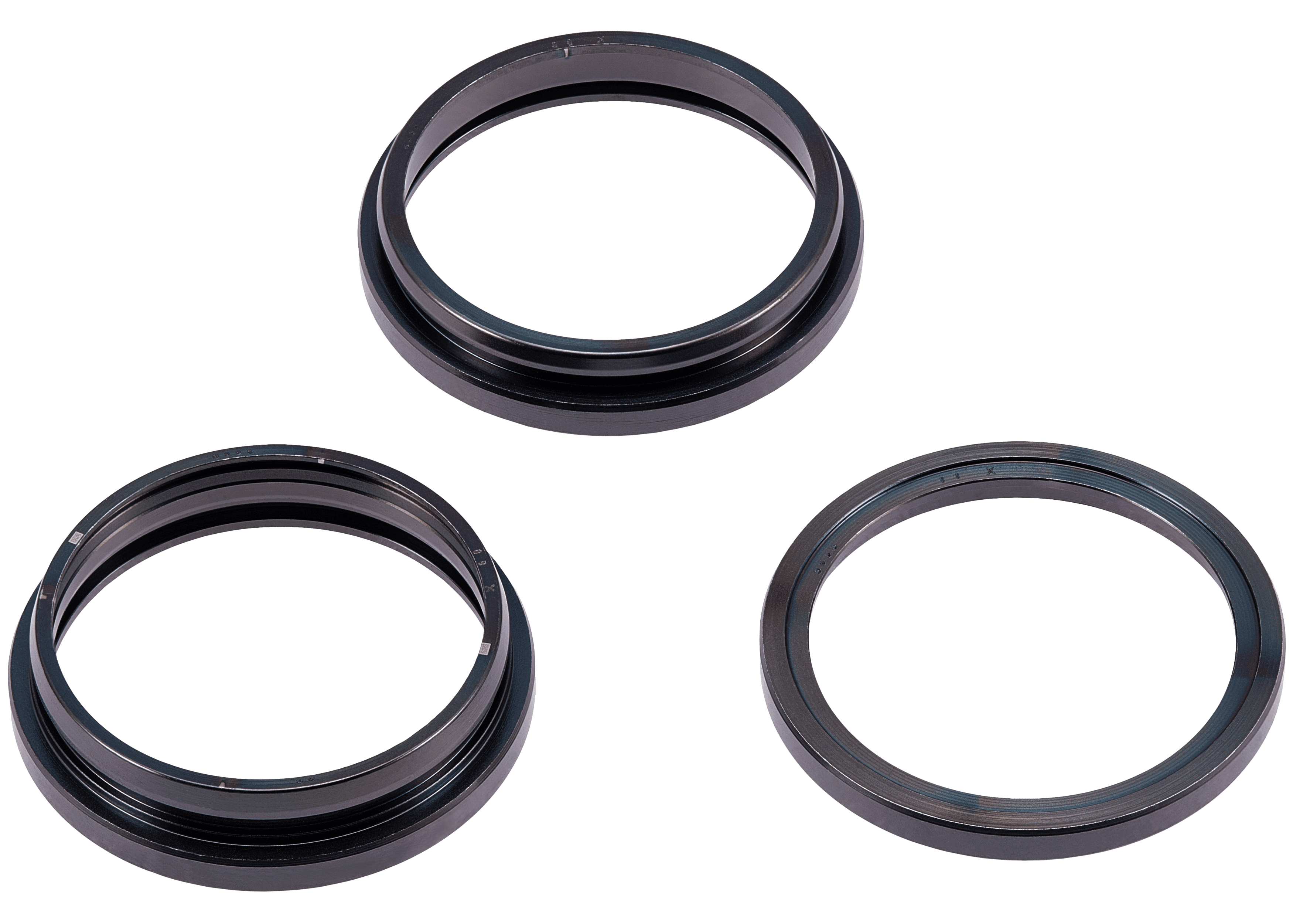 Back Camera Bezel Ring Only Compatible For iPhone 15 Pro (Black Titanium) (3 Piece Set)