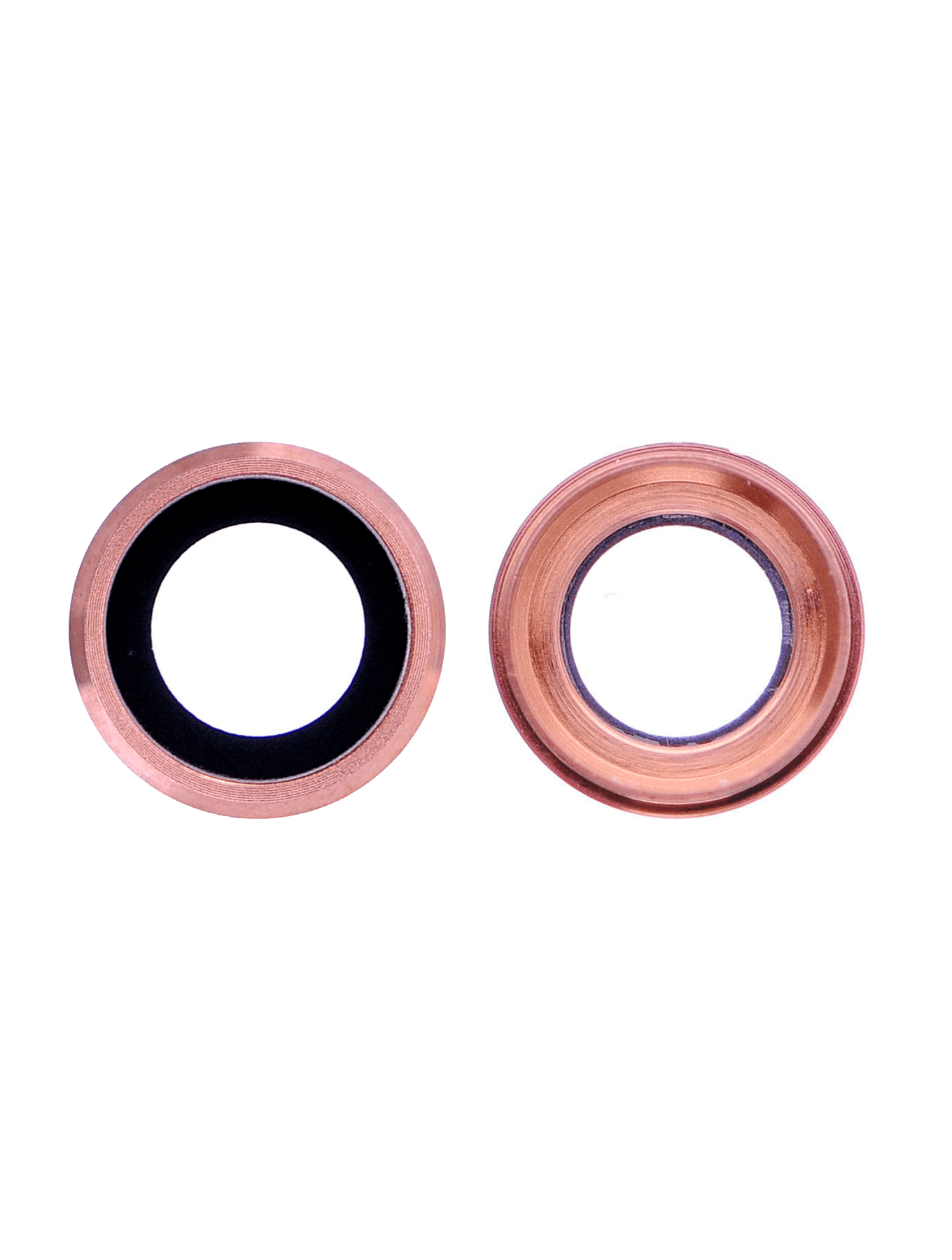 Back Camera Lens Compatible For iPhone 6 Plus / 6S Plus (Rose Gold) (10 Pack) (Real Sapphire l Premium)