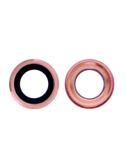 Back Camera Lens Compatible For iPhone 6 Plus / 6S Plus (Rose Gold) (10 Pack) (Real Sapphire l Premium)