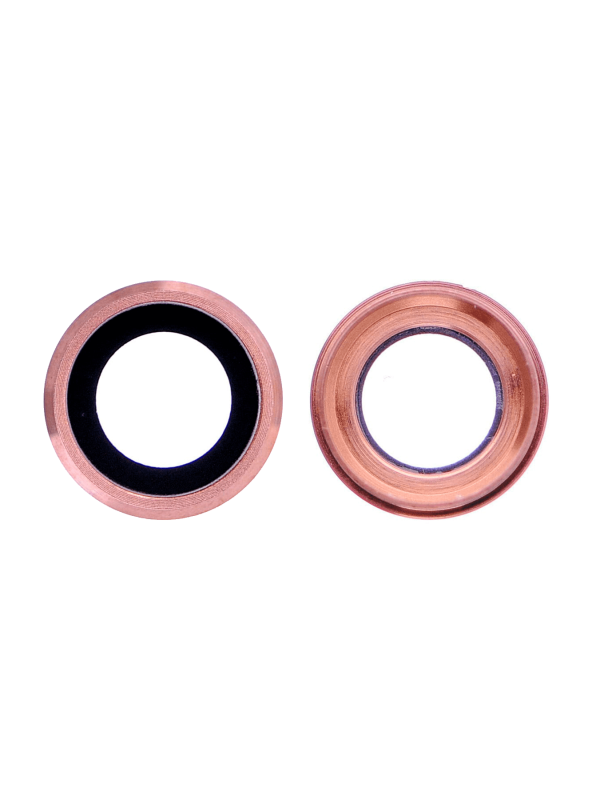 Back Camera Lens Compatible For iPhone 6 Plus / 6S Plus (Rose Gold) (10 Pack) (Real Sapphire l Premium)