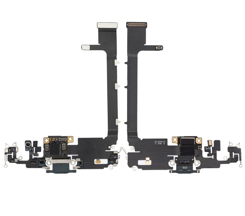 Charging Port Flex Cable With Board Compatible For iPhone 11 Pro Max (Premium) (Midnight Green)