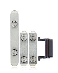 Hard Buttons (Power / Volume / Switch) Compatible For iPhone X (Black)