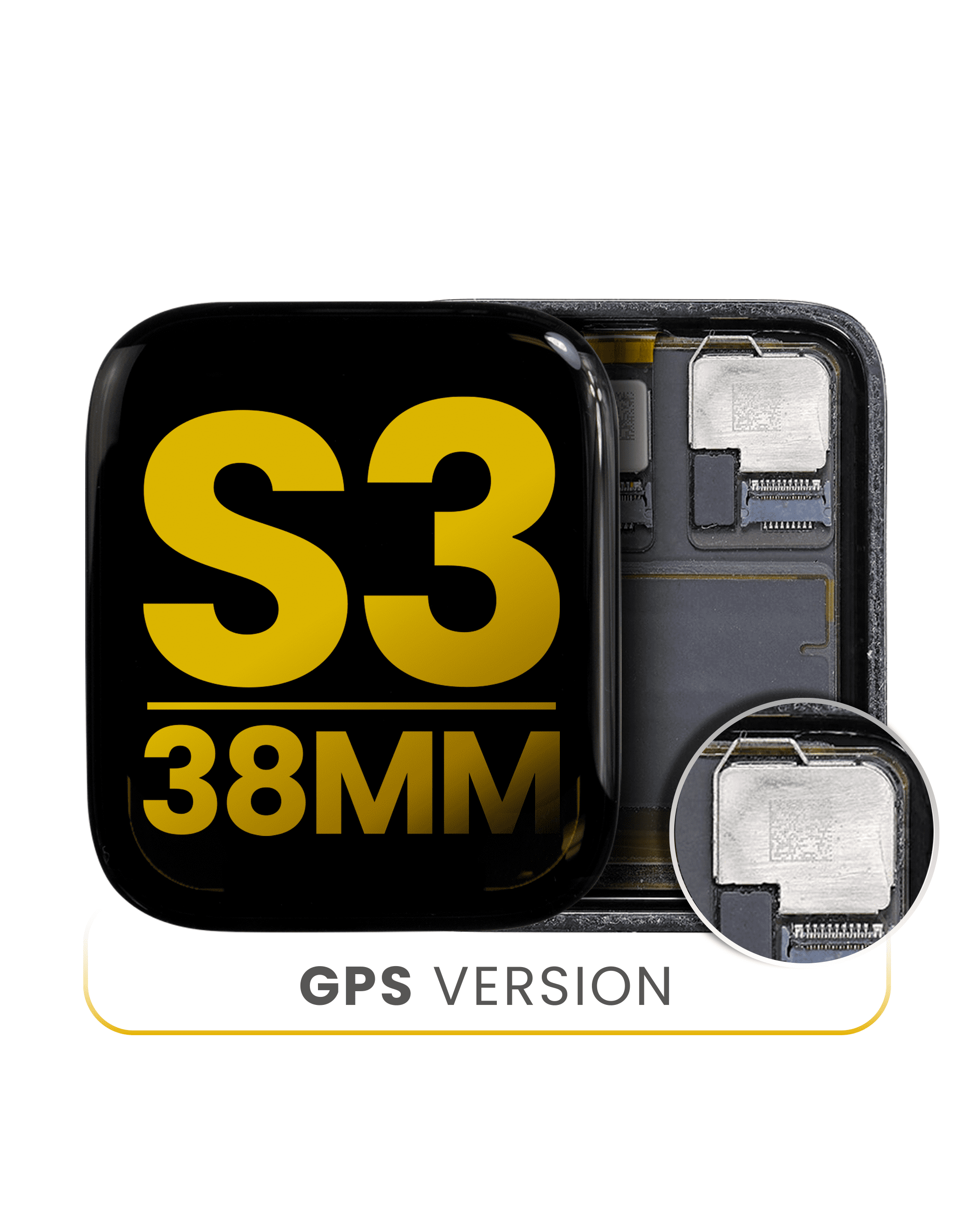 OLED Assembly Compatible For Watch Series 3 (38MM) (GPS Version) (Premium)