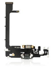 Charging Port Flex Cable With Board Compatible For iPhone 11 Pro Max (Aftermarket Plus) (Midnight Green)