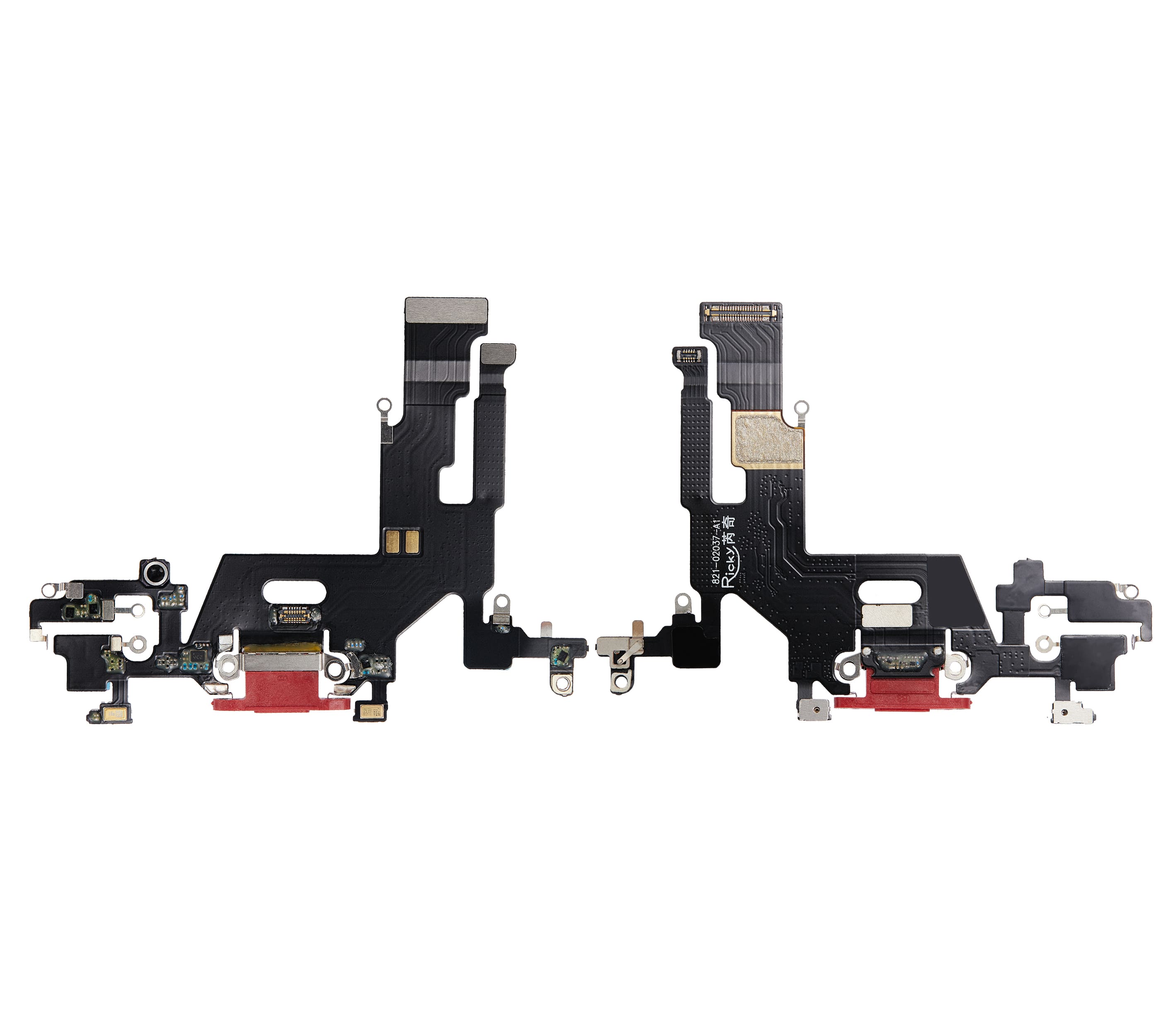 Charging Port Flex Cable Compatible For iPhone 11 (Aftermarket Plus) (Red)