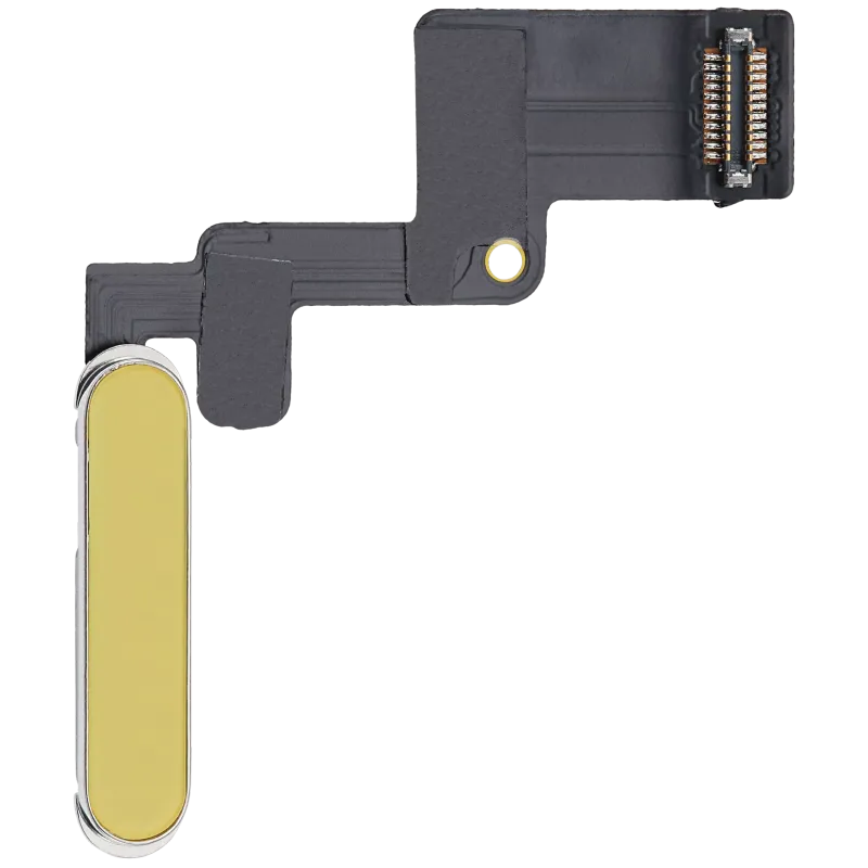 Power Button Flex Compatible For iPad 10 (2022) (Aftermarket Plus) (Yellow)