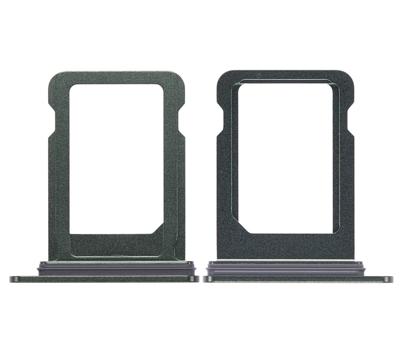 Single Sim Card Tray Compatible For iPhone 13 Mini (Green)