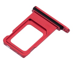 Dual Sim Card Tray Compatible For iPhone 11 (Red)