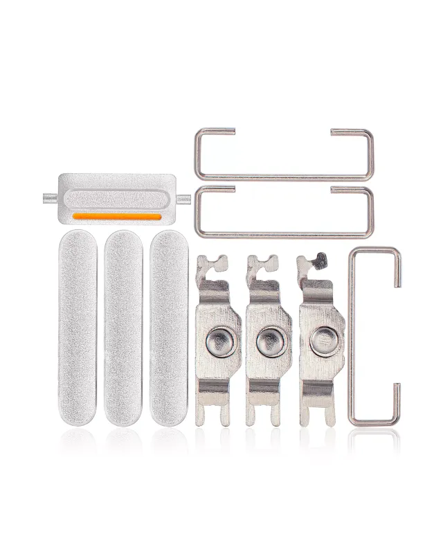 Hard Buttons (Power / Volume / Switch) Compatible For iPhone SE (2020) (White)
