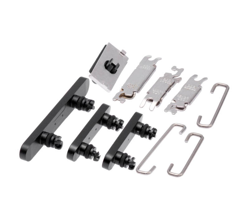 Hard Buttons (Power / Volume / Switch) Compatible For iPhone 13 / 13 Mini (Midnight)