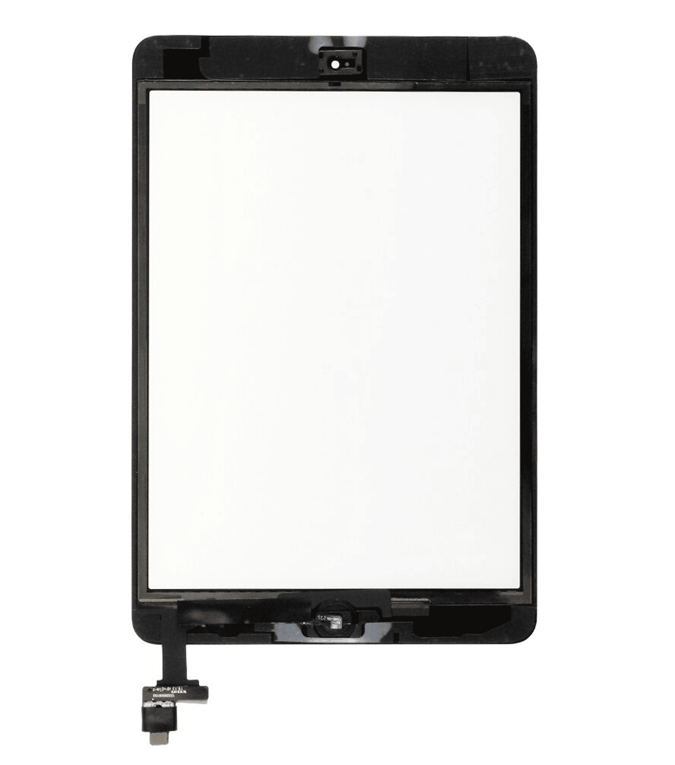 Digitizer With IC Chip & Home Button Pre-Installed Compatible For iPad Mini 1 / iPad Mini 2 (Aftermarket Pro: XO7) (Black)