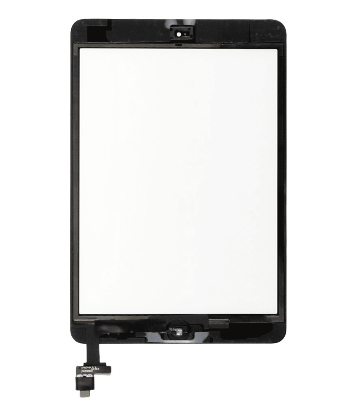 Digitizer With IC Chip & Home Button Pre-Installed Compatible For iPad Mini 1 / iPad Mini 2 (Aftermarket Pro: XO7) (Black)