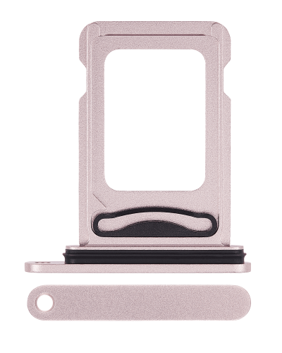 Dual Sim Card Tray Compatible For iPhone 15 / 15 Plus (Pink)