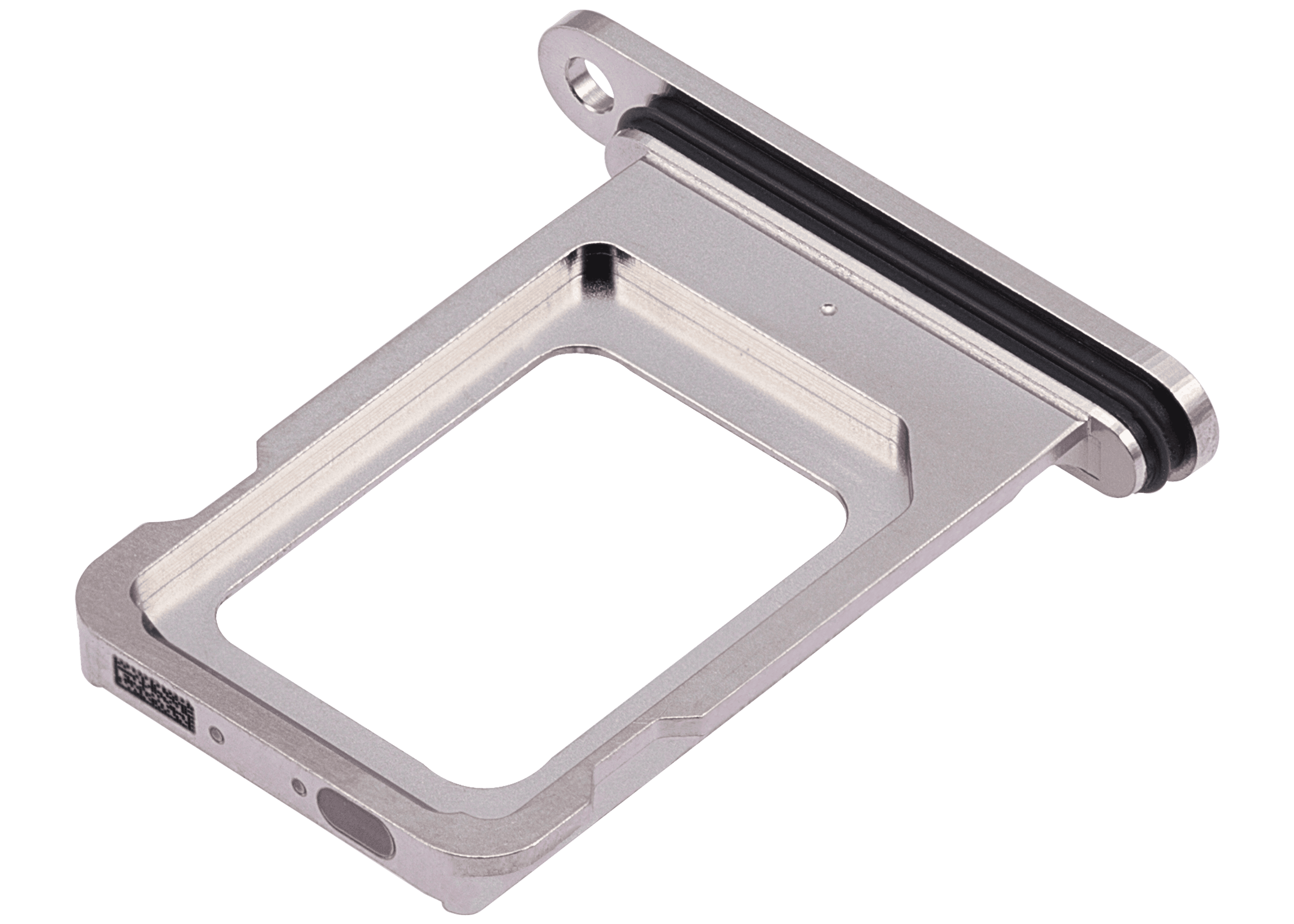 Single Sim Card Tray Compatible For iPhone 15 Pro / 15 Pro Max (White Titanium)