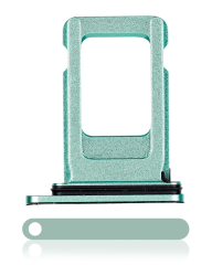 Single Sim Card Tray Compatible For iPhone 11 (Green)
