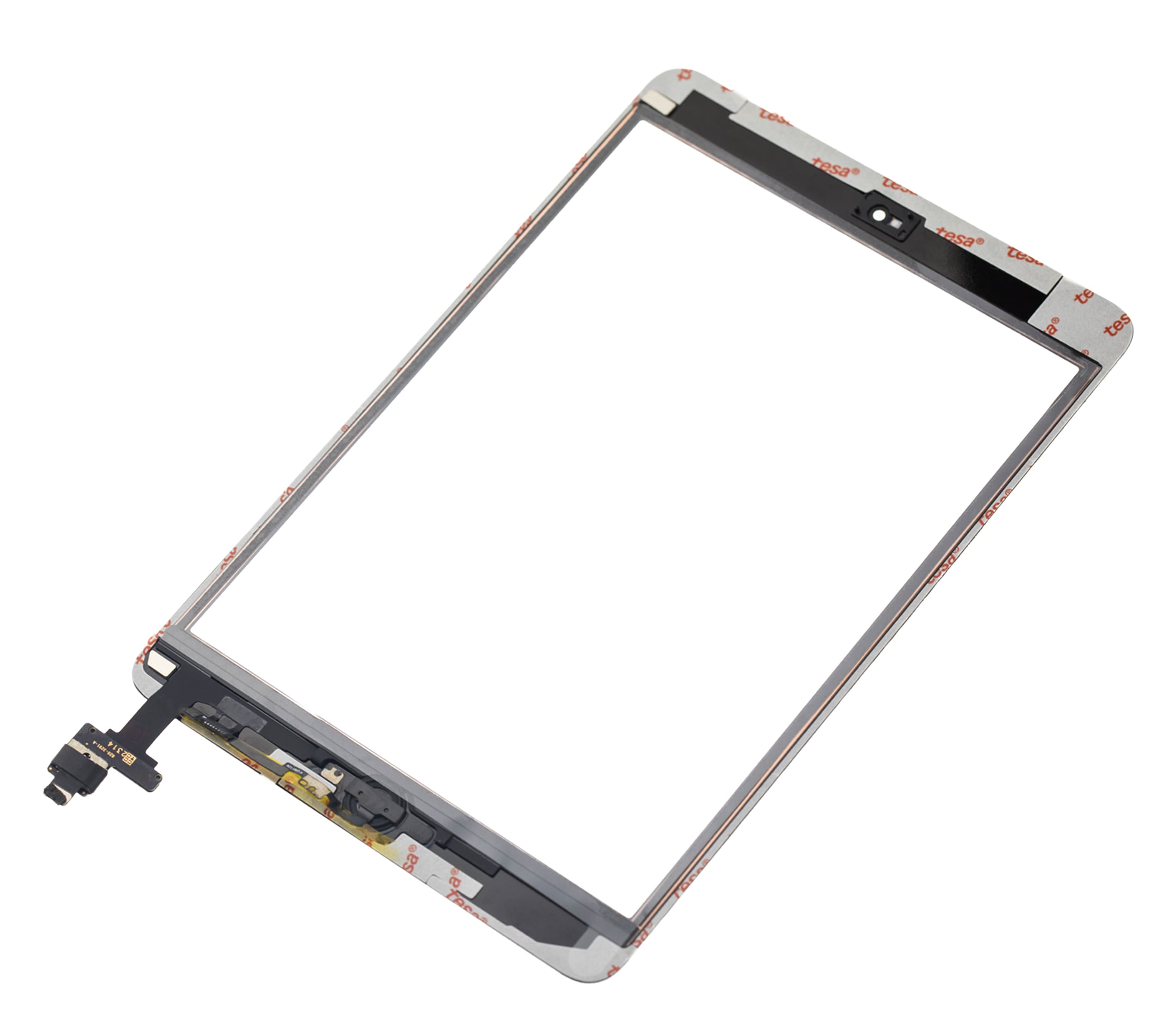 Digitizer With IC Chip & Home Button Pre-Installed Compatible For iPad Mini 1 / iPad Mini 2 (Aftermarket Plus) (Black)