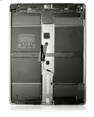 Back Housing W/ Small Components Pre-Installed Compatible For iPad Pro 12.9 2nd Gen (WIFI cellular) (Used OEM Pull: Grade C) (Space Gray)