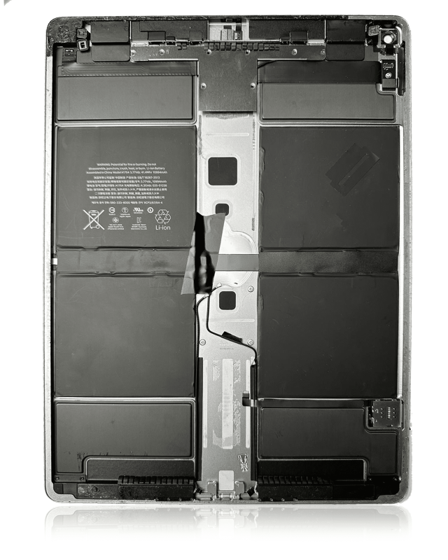 Back Housing W/ Small Components Pre-Installed Compatible For iPad Pro 12.9 2nd Gen (WIFI cellular) (Used OEM Pull: Grade C) (Space Gray)