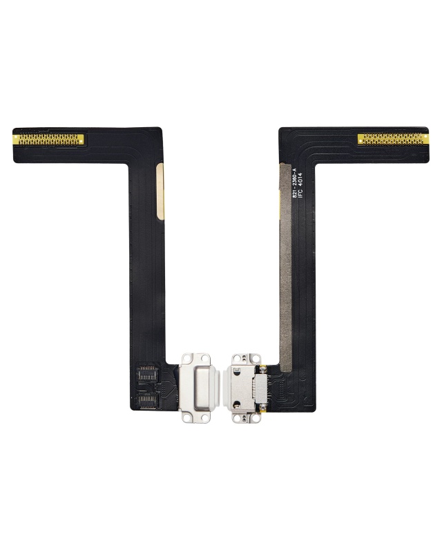 Charging Port Flex Cable Compatible For iPad Air 2 (Aftermarket Plus) (White)