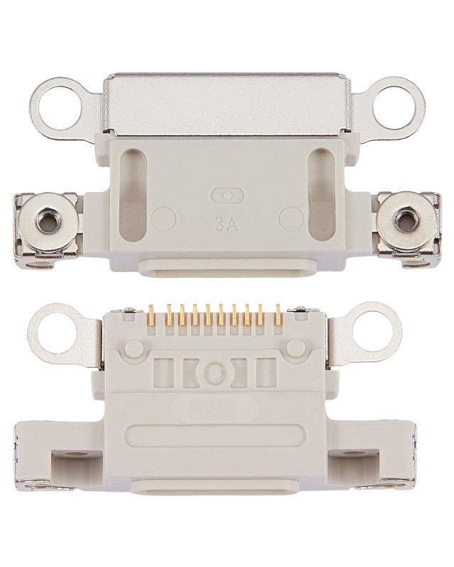 Charging Port Only Compatible For iPhone 14 / 14 Plus (Starlight) (10 Pack)