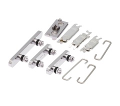 Hard Buttons (Power / Volume / Switch) Compatible For iPhone 13 Pro / 13 Pro Max (Silver)