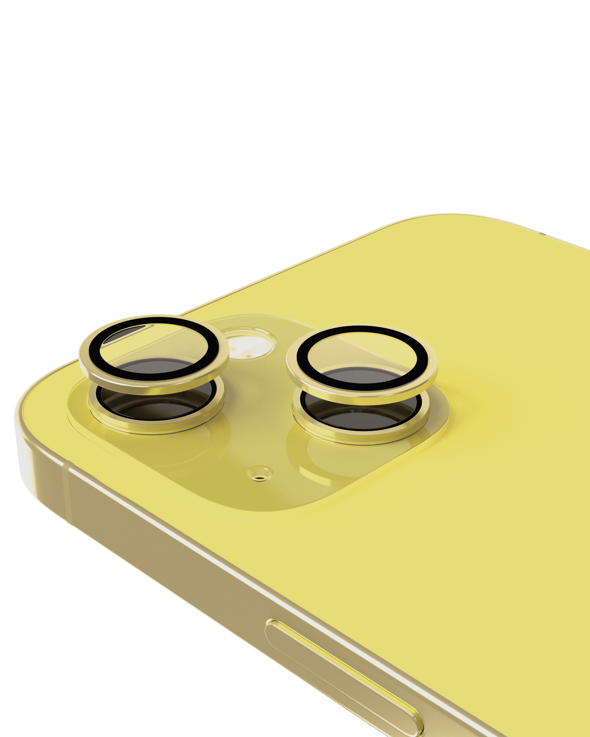 Casper Camera Lens Protector Compatible For iPhone 14 / 14 Plus (Yellow) (Clear)