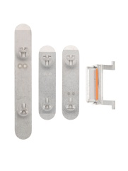 Hard Buttons (Power / Volume / Switch) Compatible For iPhone 11 Pro / 11 Pro Max (Silver)