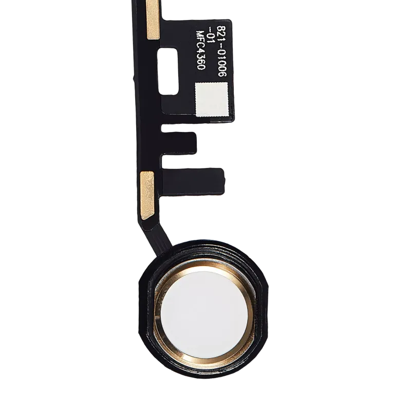 Home Button Flex Cable Compatible For iPad 5 (2017) / iPad 6 (2018) (Aftermarket Plus) (Gold)