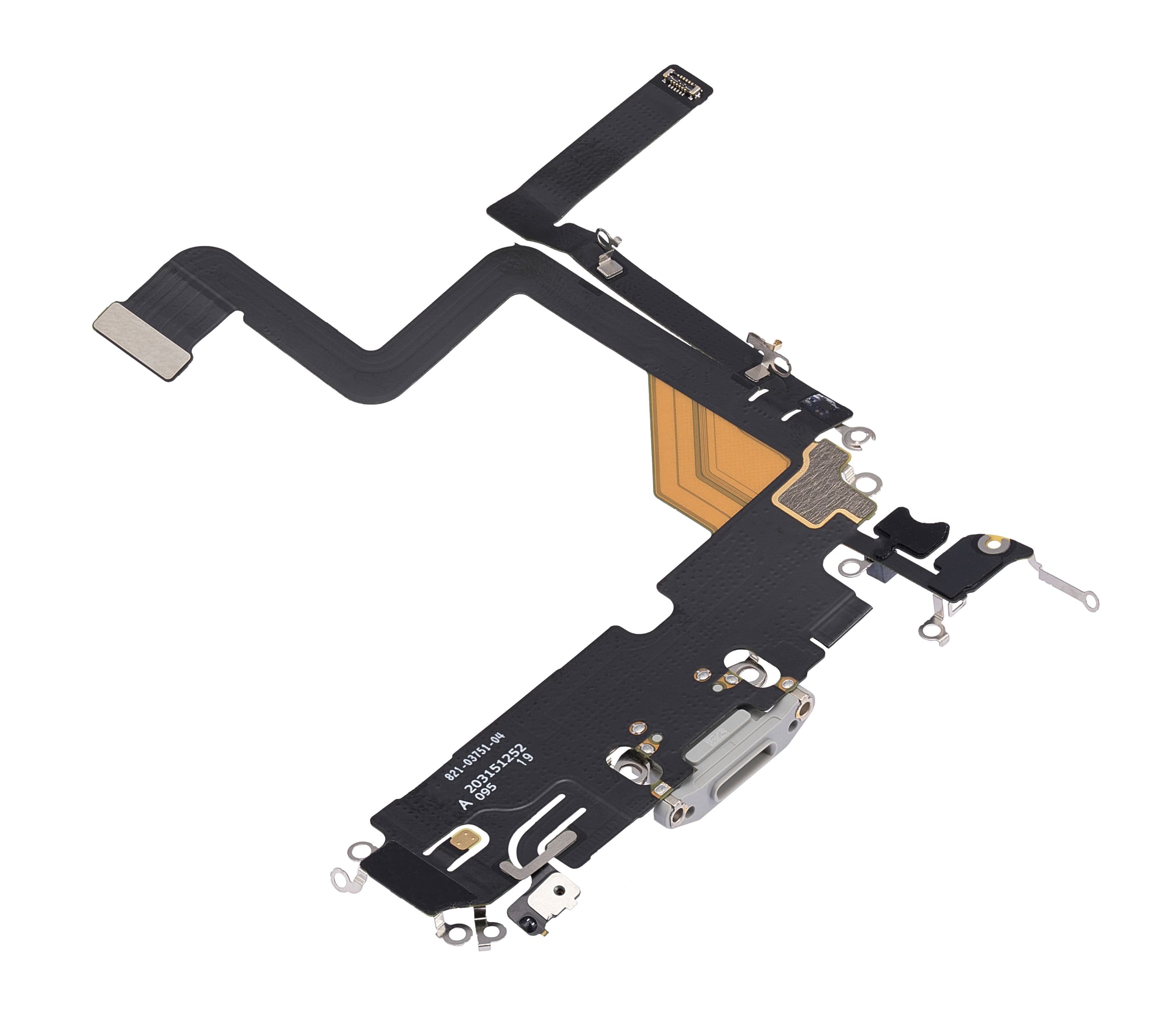Charging Port Flex Cable Compatible For iPhone 14 Pro (Premium) (Silver)