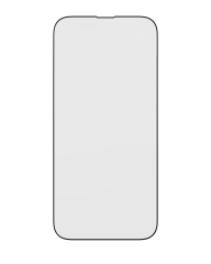 Casper Pro Silicone Tempered Glass Compatible For iPhone 15 Pro (Retail Pack) (Clear)