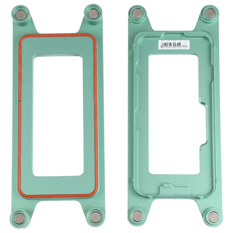 Magnetic Pressure Holding Mold Compatible For iPhone 13 Pro Max (2 Pack)