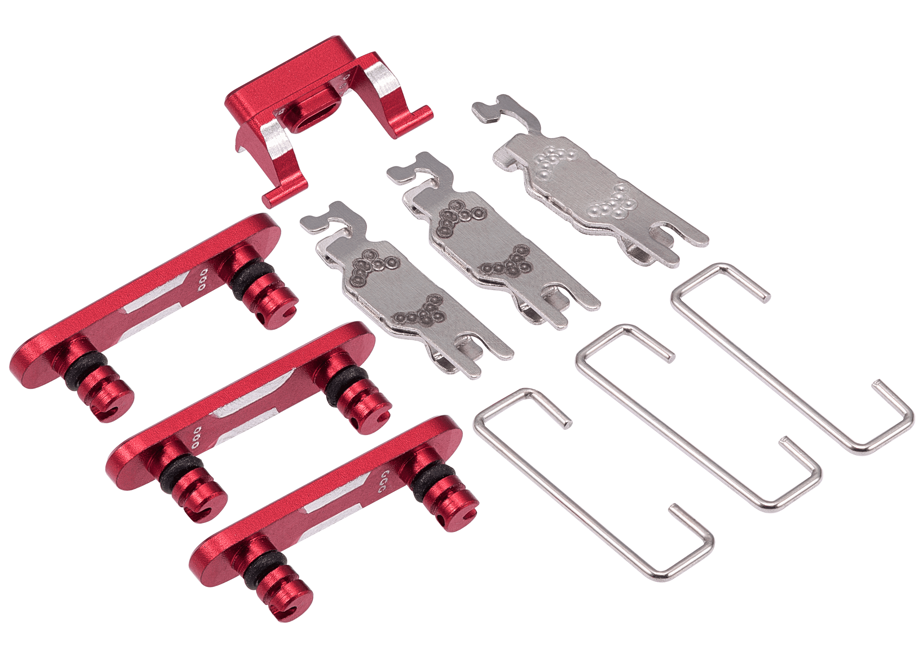Hard Buttons (Power / Volume / Switch) Compatible For iPhone SE (2020) (Red)