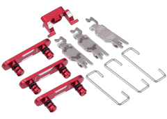 Hard Buttons (Power / Volume / Switch) Compatible For iPhone SE (2020) (Red)