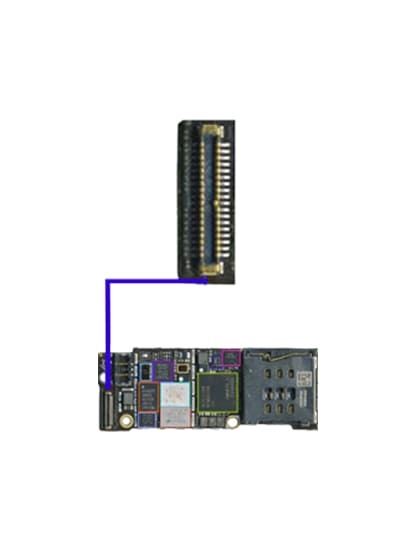 Charging Port Flex FPC Connector Compatible For iPhone 6 Plus (J1817: 36 Pin)
