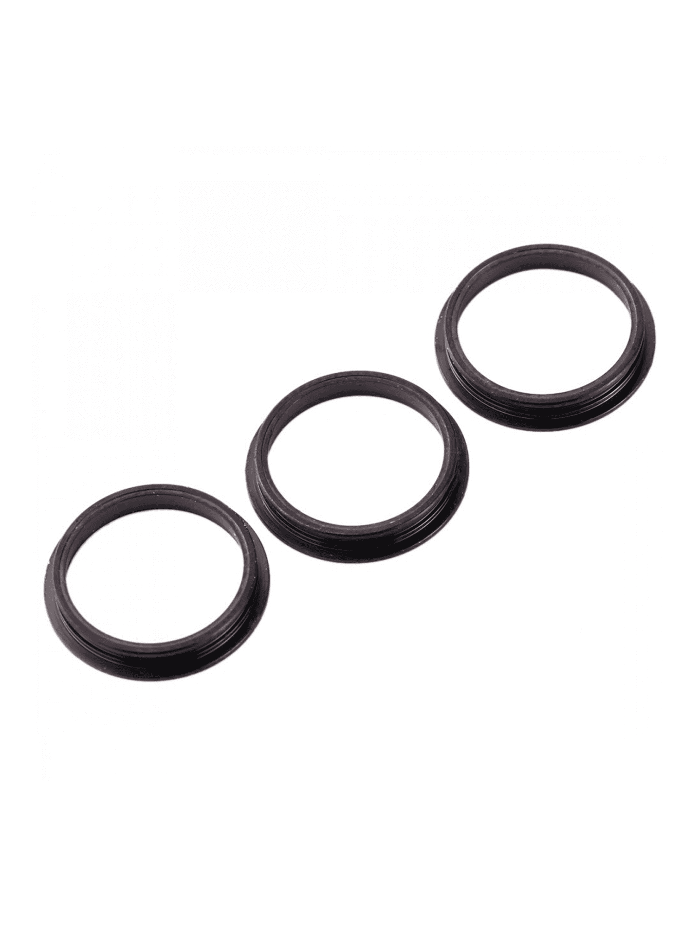 Back Camera Bezel Ring Only Compatible For iPhone 11 Pro / 11 Pro Max (Black) (3 Piece Set) (10 Pack)