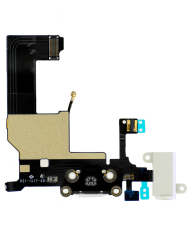 Charging Port Flex Cable Compatible For iPhone 5 (Silver)