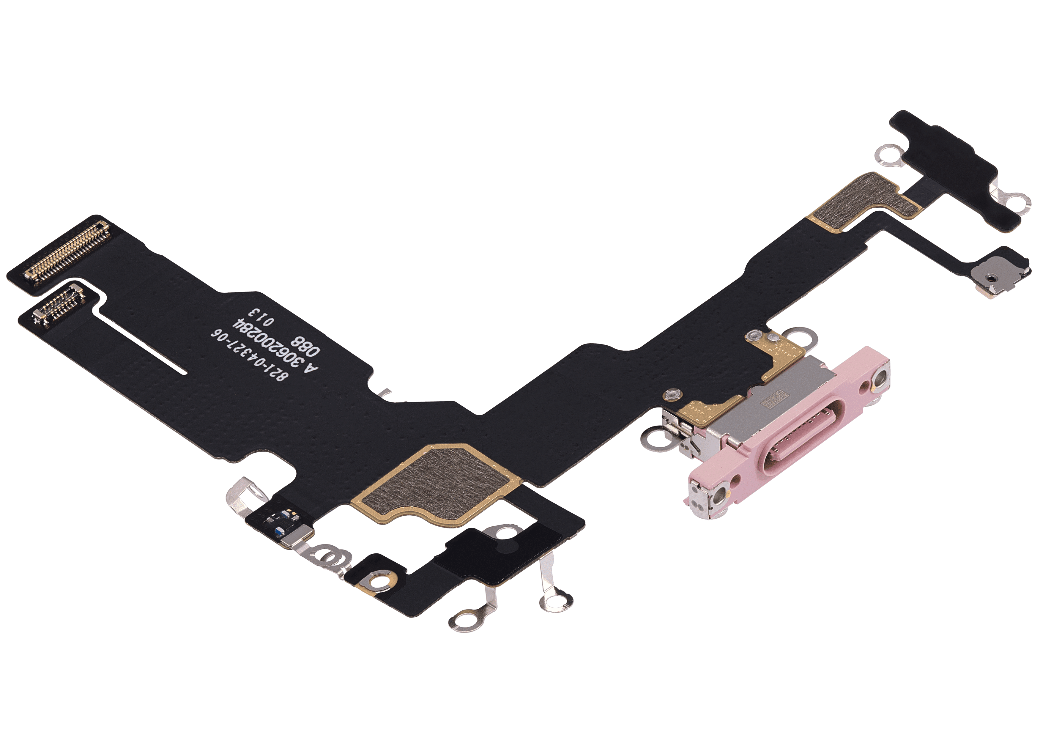 Charging Port Flex Cable Compatible For iPhone 15 (Premium) (Pink)