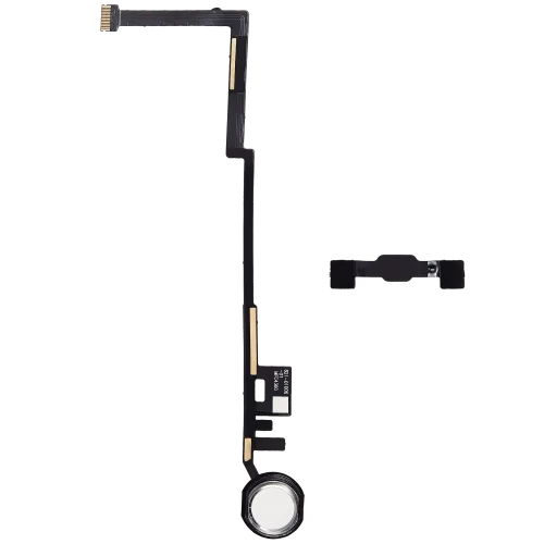 Home Button Flex Cable Compatible For iPad 5 (2017) / iPad 6 (2018) (Aftermarket Plus) (White)