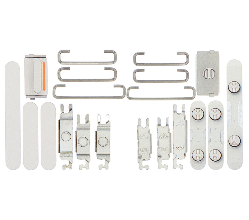 Hard Buttons (Power / Volume / Switch) Compatible For iPhone 13 / 13 Mini (Starlight)