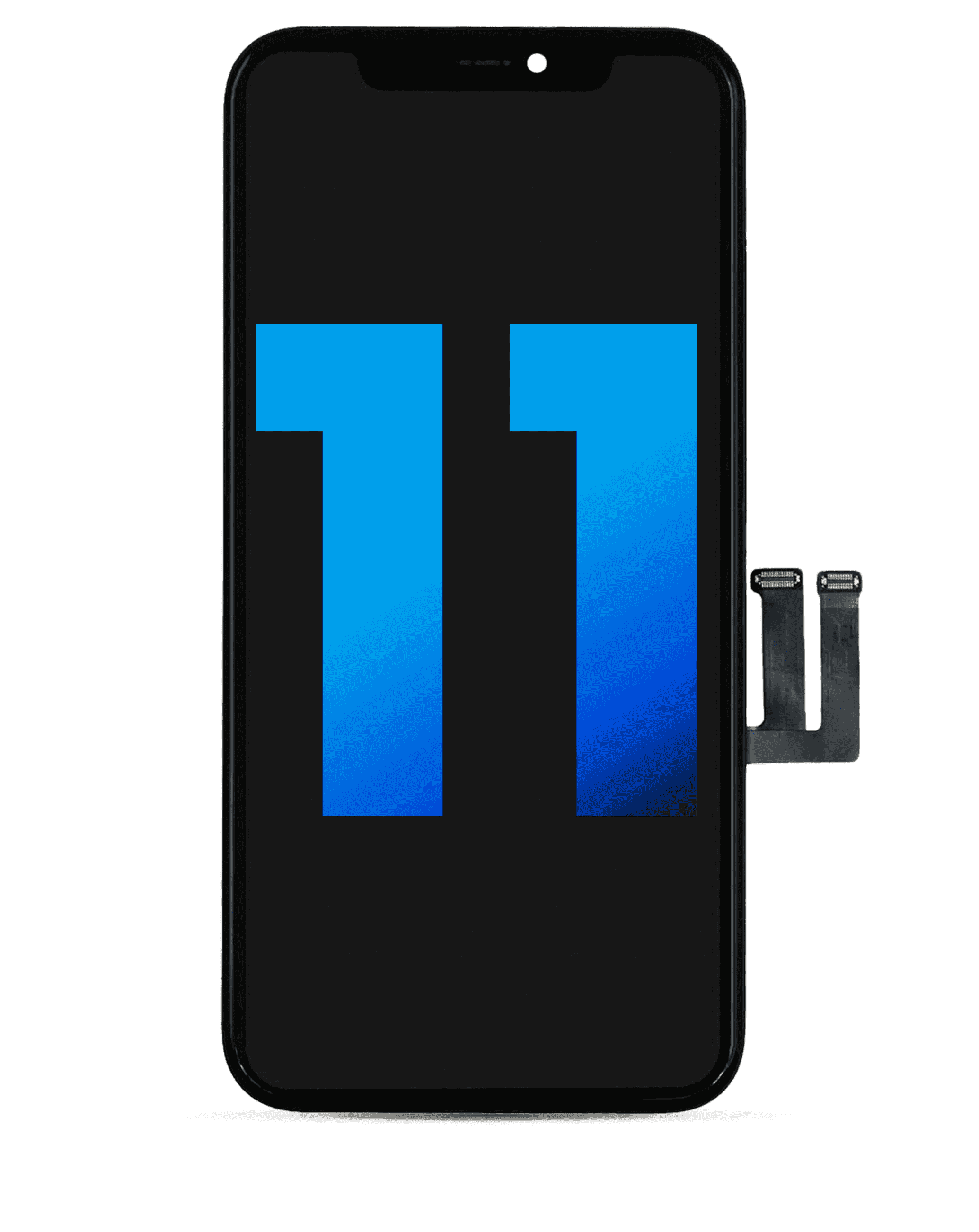LCD Assembly With Steel Plate Pre-Installed Compatible For iPhone 11 (Aftermarket)