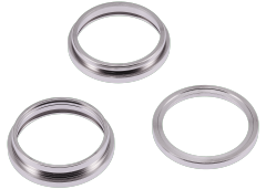 Back Camera Bezel Ring Only Compatible For iPhone 15 Pro (White Titanium) (3 Piece Set)